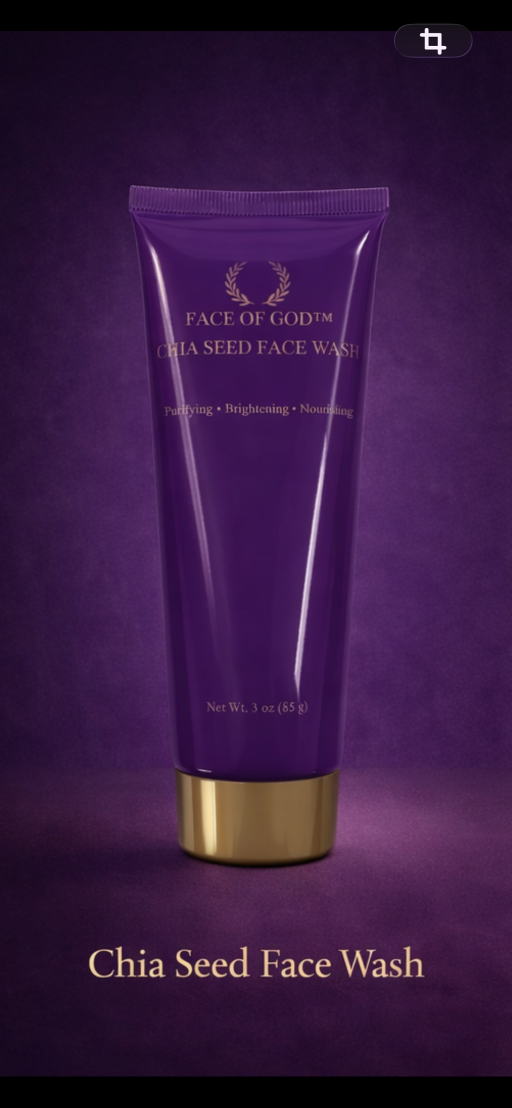 Face of God Chia Seed Face Wash image 1